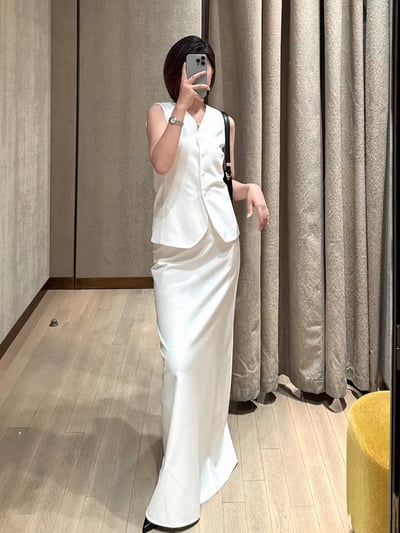 MaxMara長版修身背心4