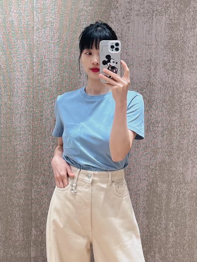 MaxMara刺繡M字母短T10