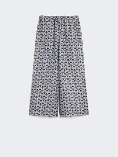 WEEKEND真絲印花寬褲3