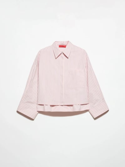 MAX&Co.寬版七分袖短襯衫1