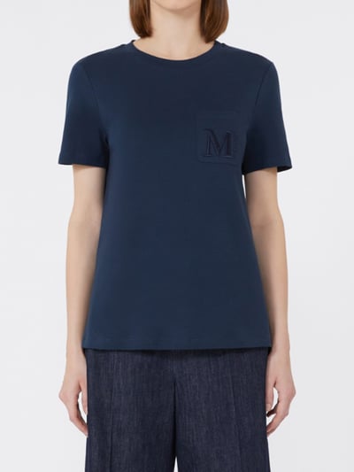 S MaxMara純棉M刺繡短T2