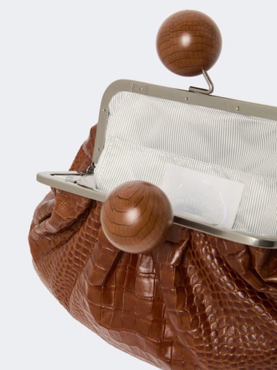 WEEKEND小牛皮鱷魚紋中甜點包8