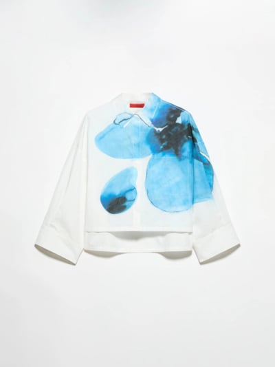 MAX&Co.寬版七分袖短襯衫3