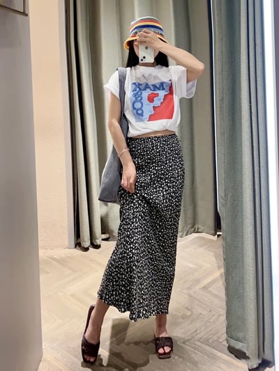 MAX&Co.地圖印花標誌短T2