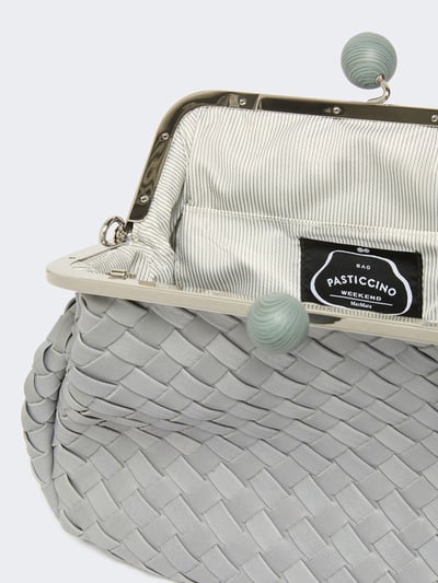 WEEKEND牛皮革編織中甜點包9