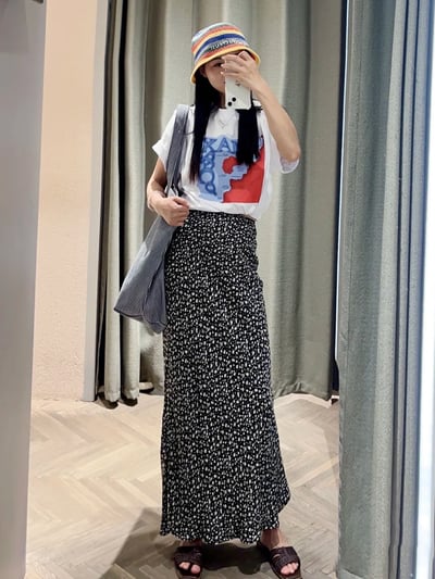 MAX&Co.地圖印花標誌短T3