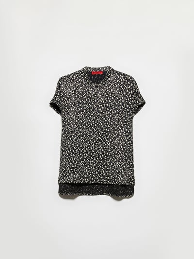 MAX&Co.提花蝴蝶袖襯衫1