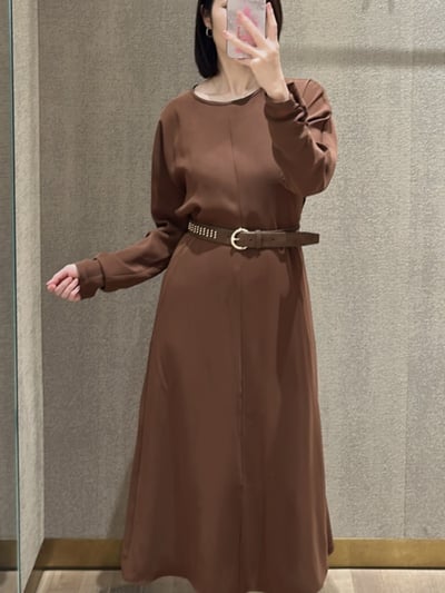 MaxMara Studio縐紗A字cady洋裝4