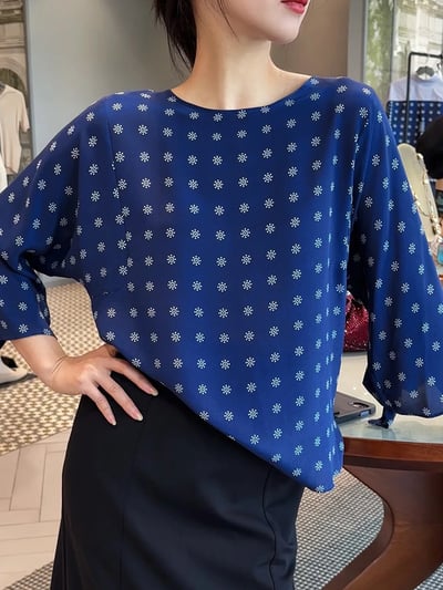 WEEKEND真絲七分寬袖上衣6