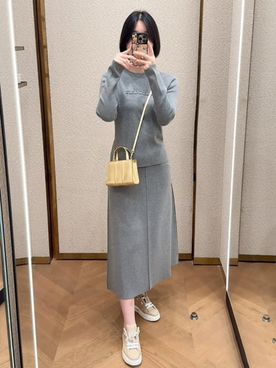 MaxMara羊毛混紡A字長裙3