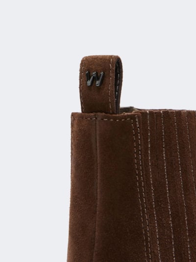 WEEKEND經典款小牛皮絨面切爾西靴7