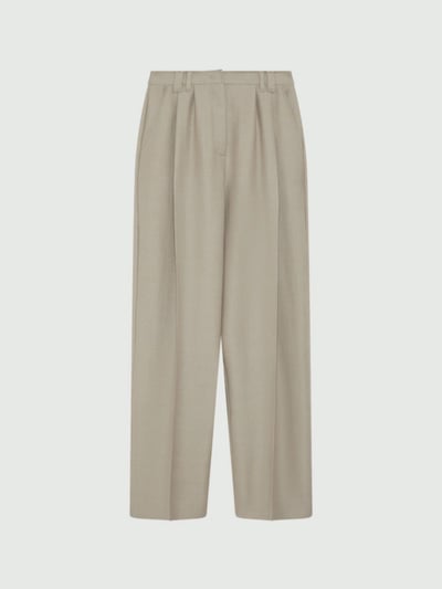 MARELLA羊毛混紡西裝寬褲3