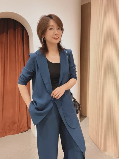 MAX&Co.褶皺效果休閒風西裝外套3