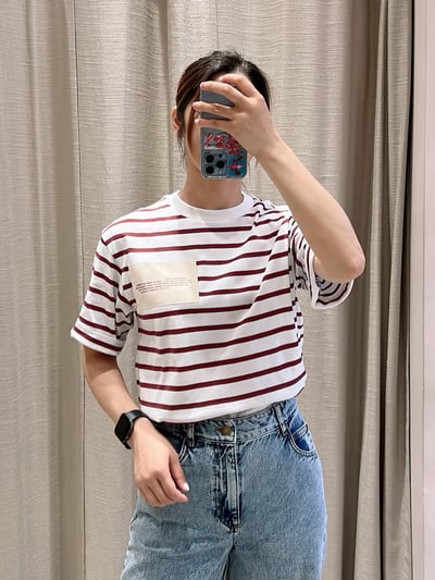 MAX&Co.落肩寬鬆短T2