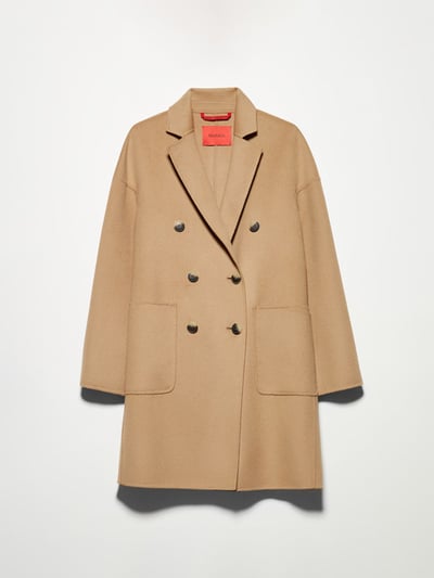 MAX&Co.經典款雙層羊毛雙排扣大衣1