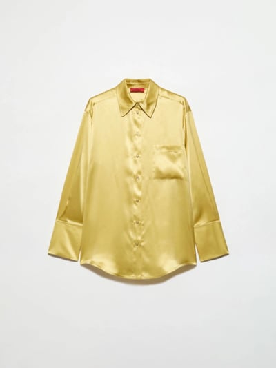 MAX&Co.絲綢緞面襯衫1