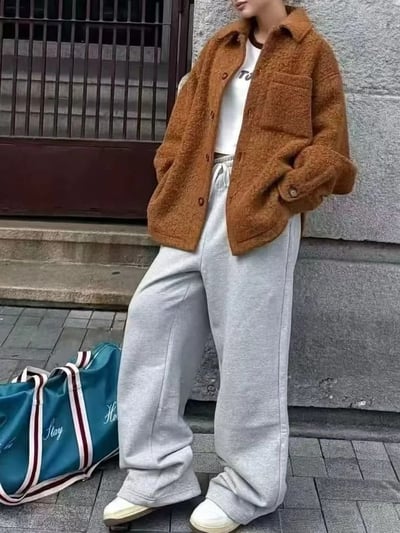 MAX&Co.羊駝毛羊毛混紡泰迪外套2