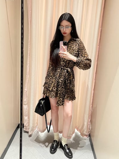 MARELLA雙層荷葉邊裙擺洋裝2