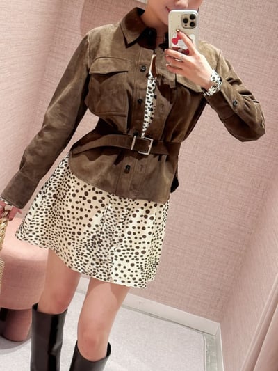 MARELLA麂皮襯衫外套5