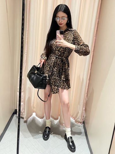 MARELLA雙層荷葉邊裙擺洋裝3