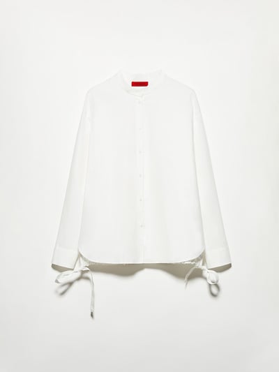 MAX&Co.立領後背褶皺寬版襯衫3