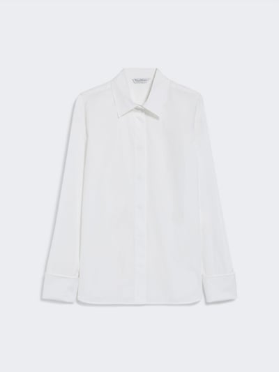 MaxMara彈性棉半修身襯衫3