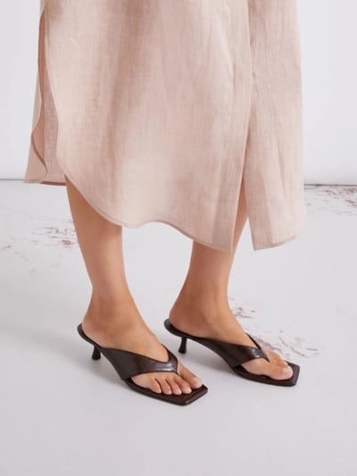 MARELLA方頭人字涼鞋2