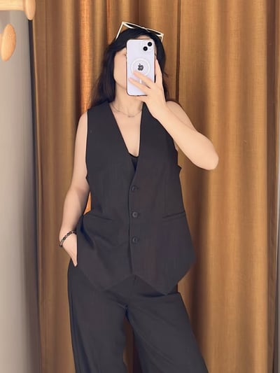 MAX&Co.羊毛混紡修身西裝背心2