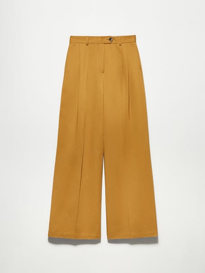 MAX&Co.雙壓褶寬褲1