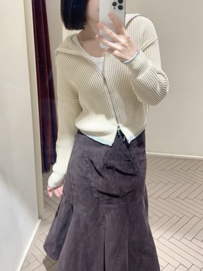 MAX&Co.金銀絲羅紋針織外套2