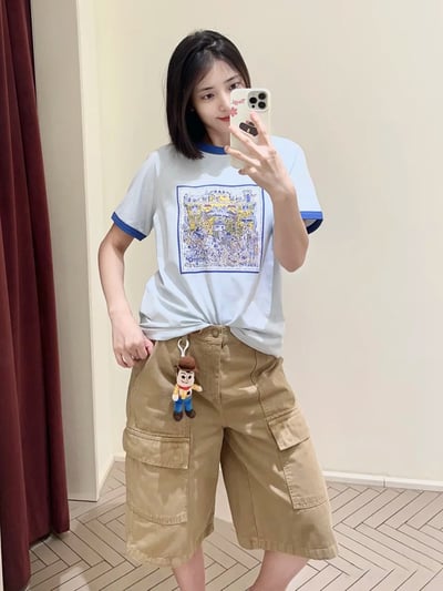 MAX&Co.復古印花短T6