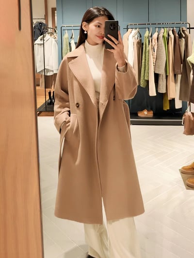 WEEKEND經典款羊毛雙排扣大衣11