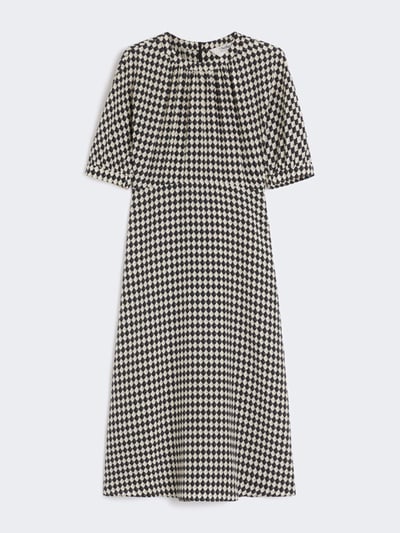 S MaxMara真絲泡泡和服袖洋裝1