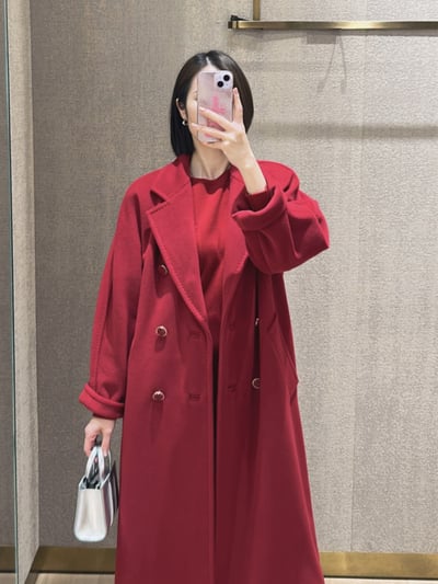 MaxMara經典款101801馬年限定紅大衣4