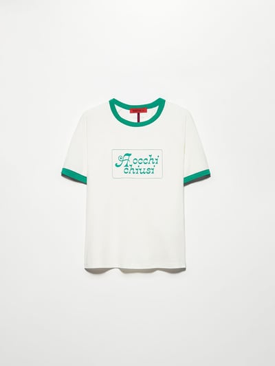 MAX&Co.復古印花短T4