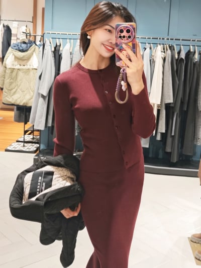 WEEKEND羅紋針織開襟衫3