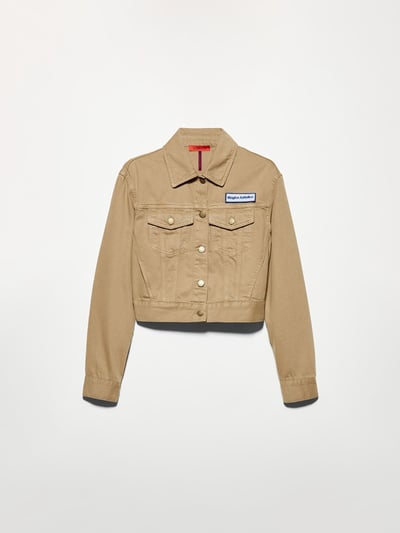 MAX&Co.貼片牛仔夾克1