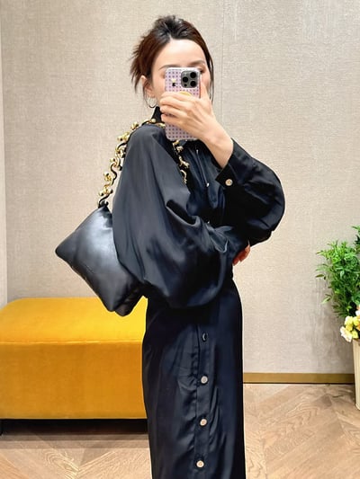 SPORTMAX不對襯鈕扣襯衫裙5