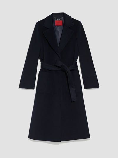 MAX&Co.經典款羊毛翻領繫腰大衣3