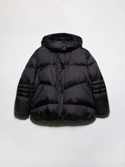 MAX&Co.蛋形可拆帽短款防水羽絨服3