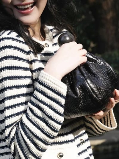 WEEKEND小牛皮鱷魚紋中甜點包4