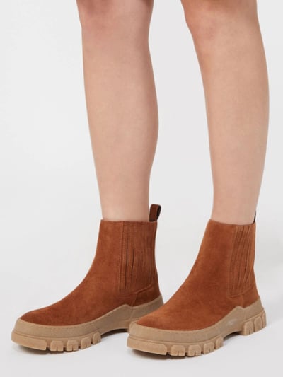 WEEKEND經典款小牛皮絨面切爾西靴2