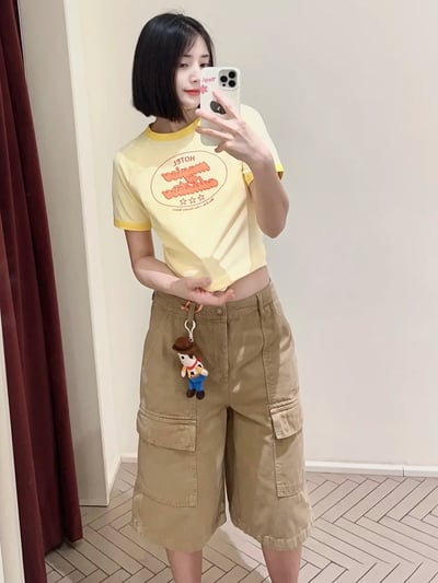 MAX&Co.復古印花短T5