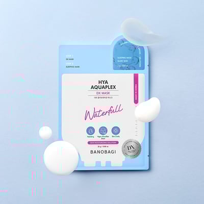 【BANOBAGI】DX水潤保濕面膜 (25+2)g*7入/盒 (雙重補水面膜)1