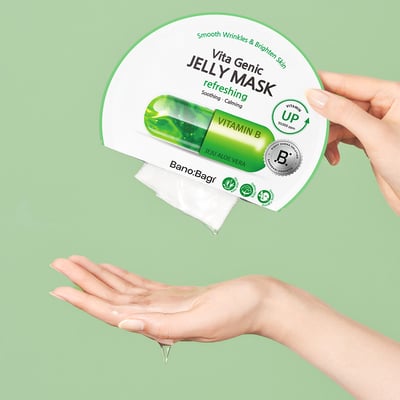 【BANOBAGI】舒緩鎮定維生素果凍面膜 30g*10入/盒2
