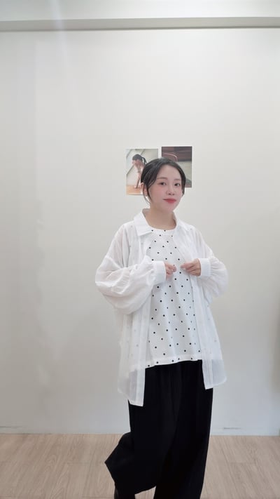 日感波點寬背心5