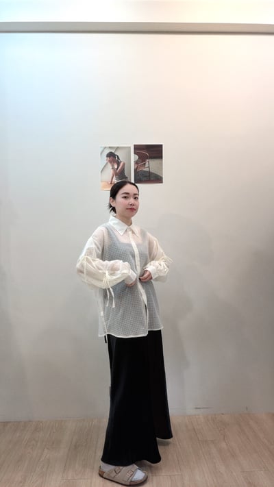 歐膩光澤飄逸裙5