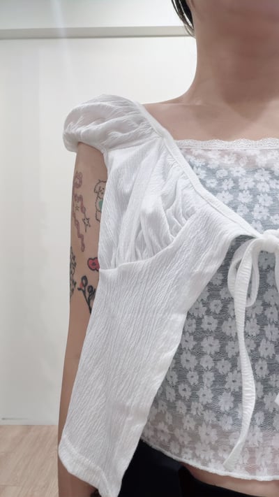 小花拼接tee2