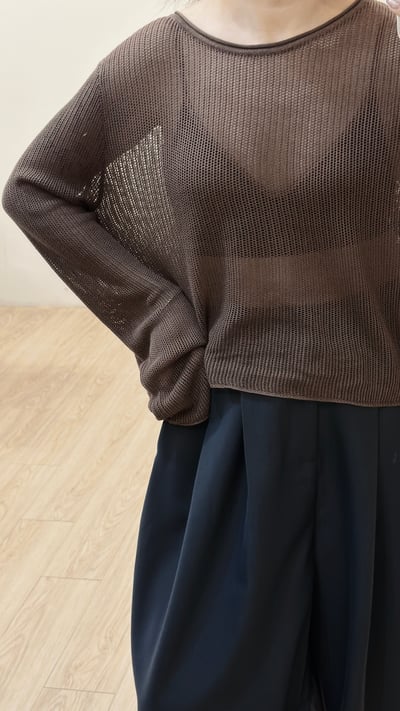 寬寬後扣薄針織3