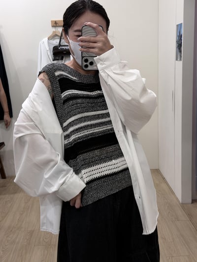 個性挺版寬襯衫2